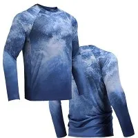 تی شرت ماهیگیری گشاد مردانه-آبی آسمانی